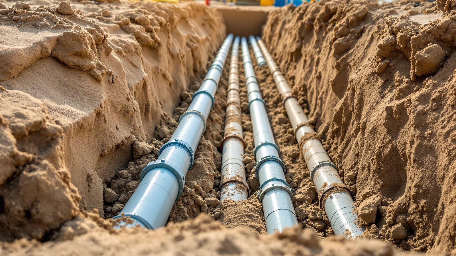 Underground Plumbing Installation in India: Trench, Bedding, Cover Depth and Backfill for Buried Water and Drainage Pipes