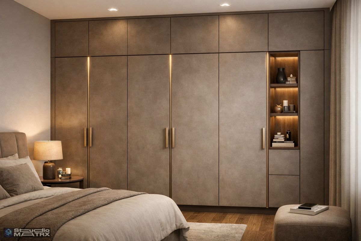 Suede Finish Wardrobe