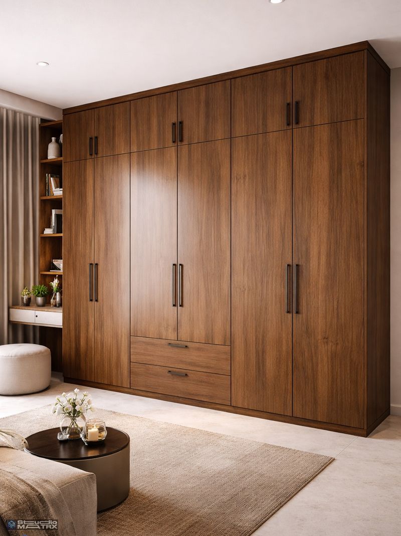 Veneer Finish Wardrobe
