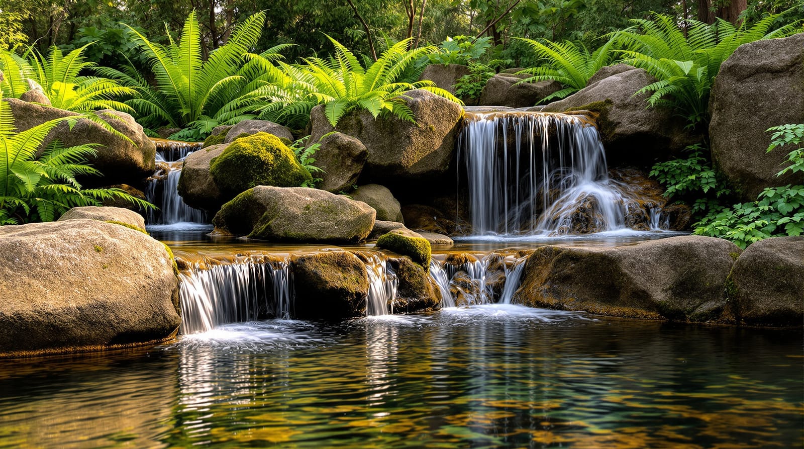 Waterfalls for Home Landscapes — Design, Pumps & Sound