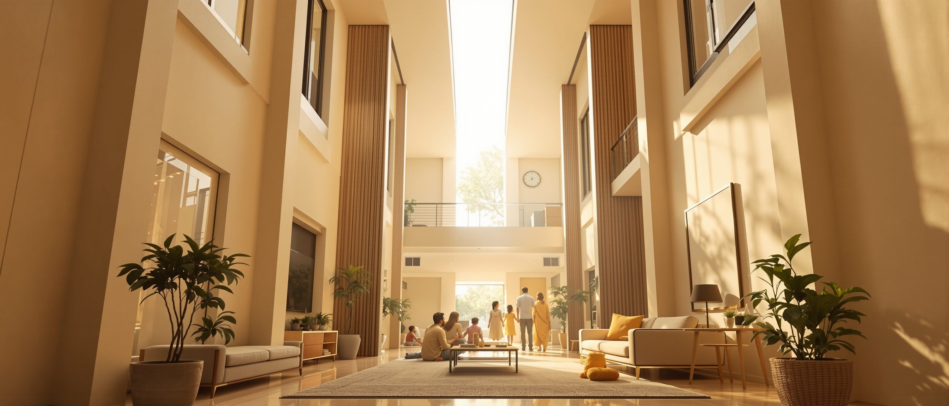 Window Design for Narrow Plots (India): Light and Air When Only Two Walls Are Free