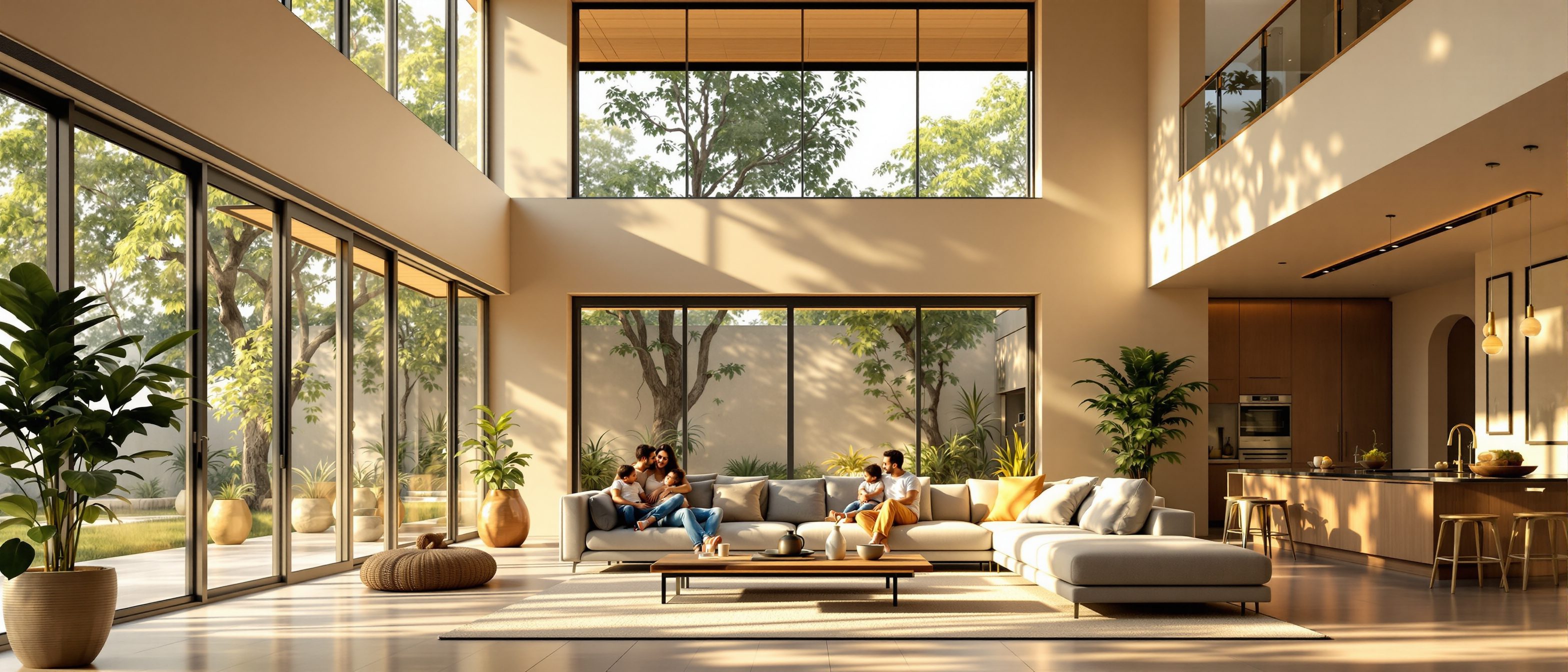 Window Design for Villas (India): Using the Freedom of All Four Sides