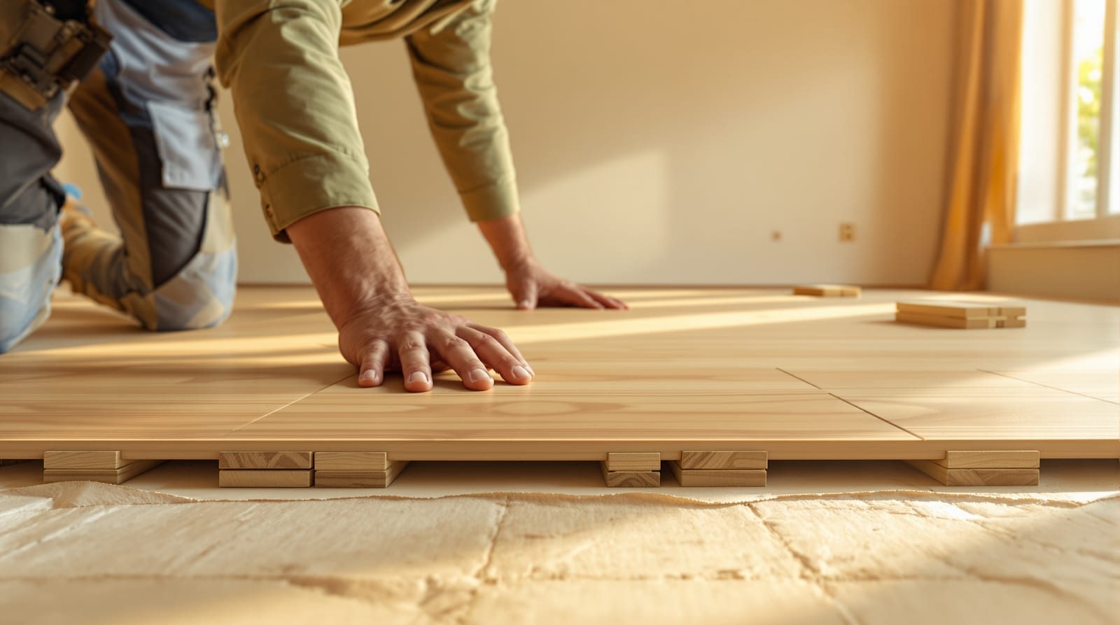 Wooden Floor Installation in India: Nail-Down, Glue-Down & Floating Methods