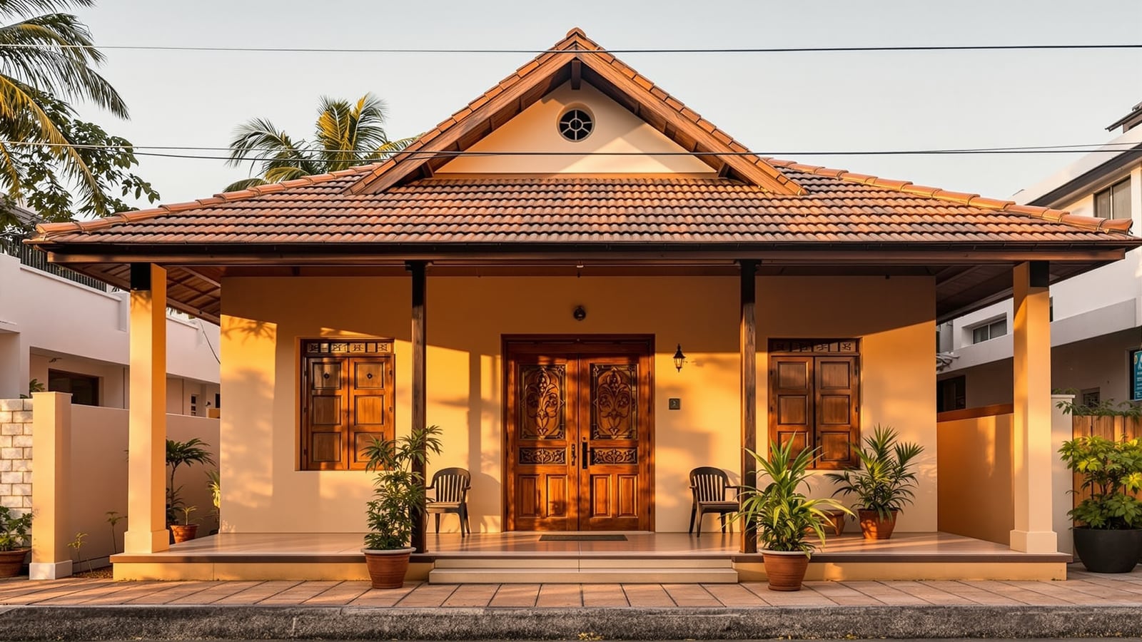 Chettinad Courtyard Homestay House Plan — 3 Guest Rooms Around a Valavu (50 × 80 ft)