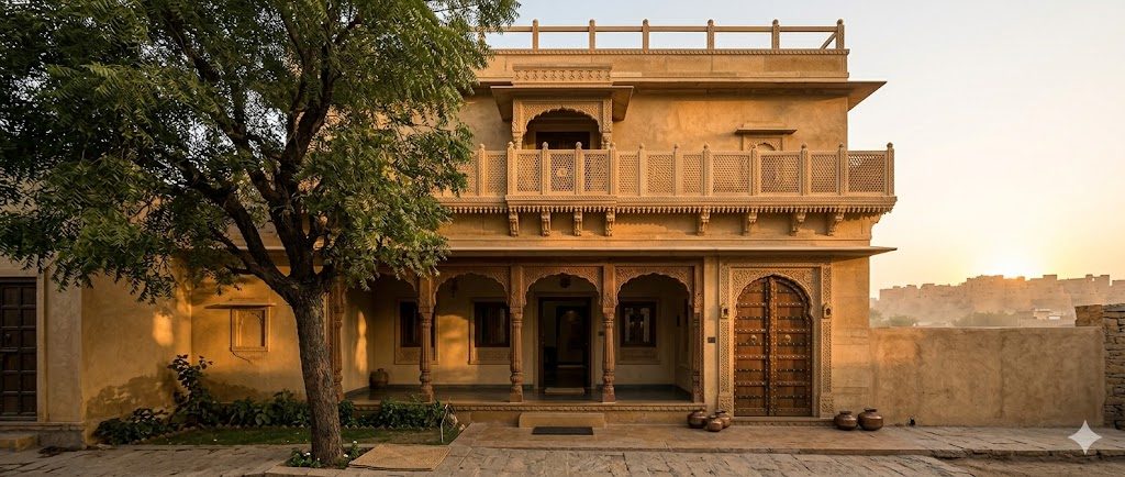 Courtyard Haveli — 30 × 40 ft Hot-Dry Home