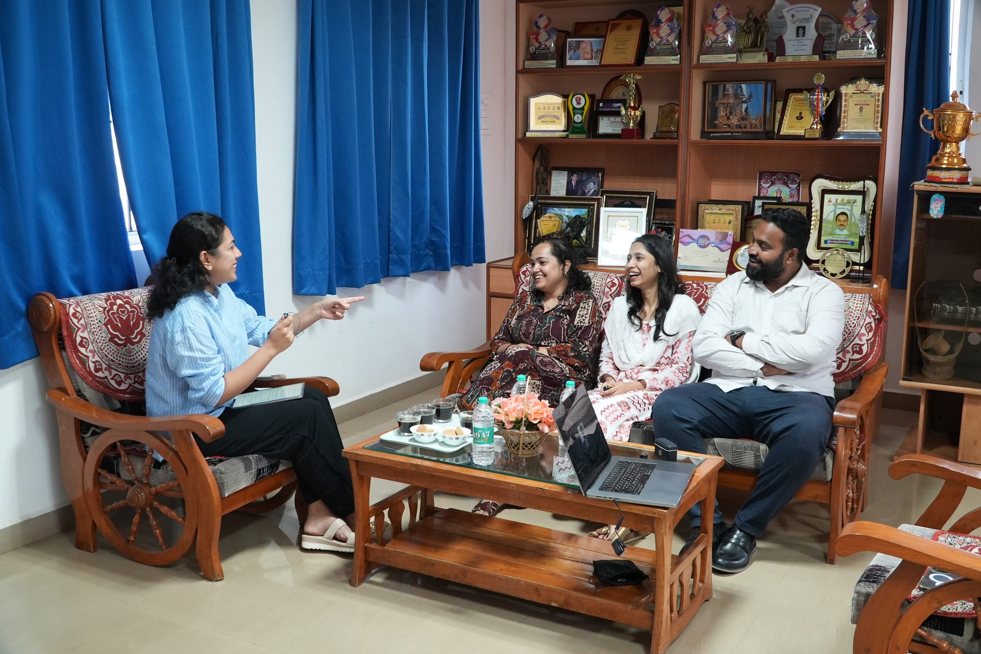Shalu Mishra, Roshni Fathima and Bali of Studio ALL in conversation with Studio Matrx editor Inchara R Y