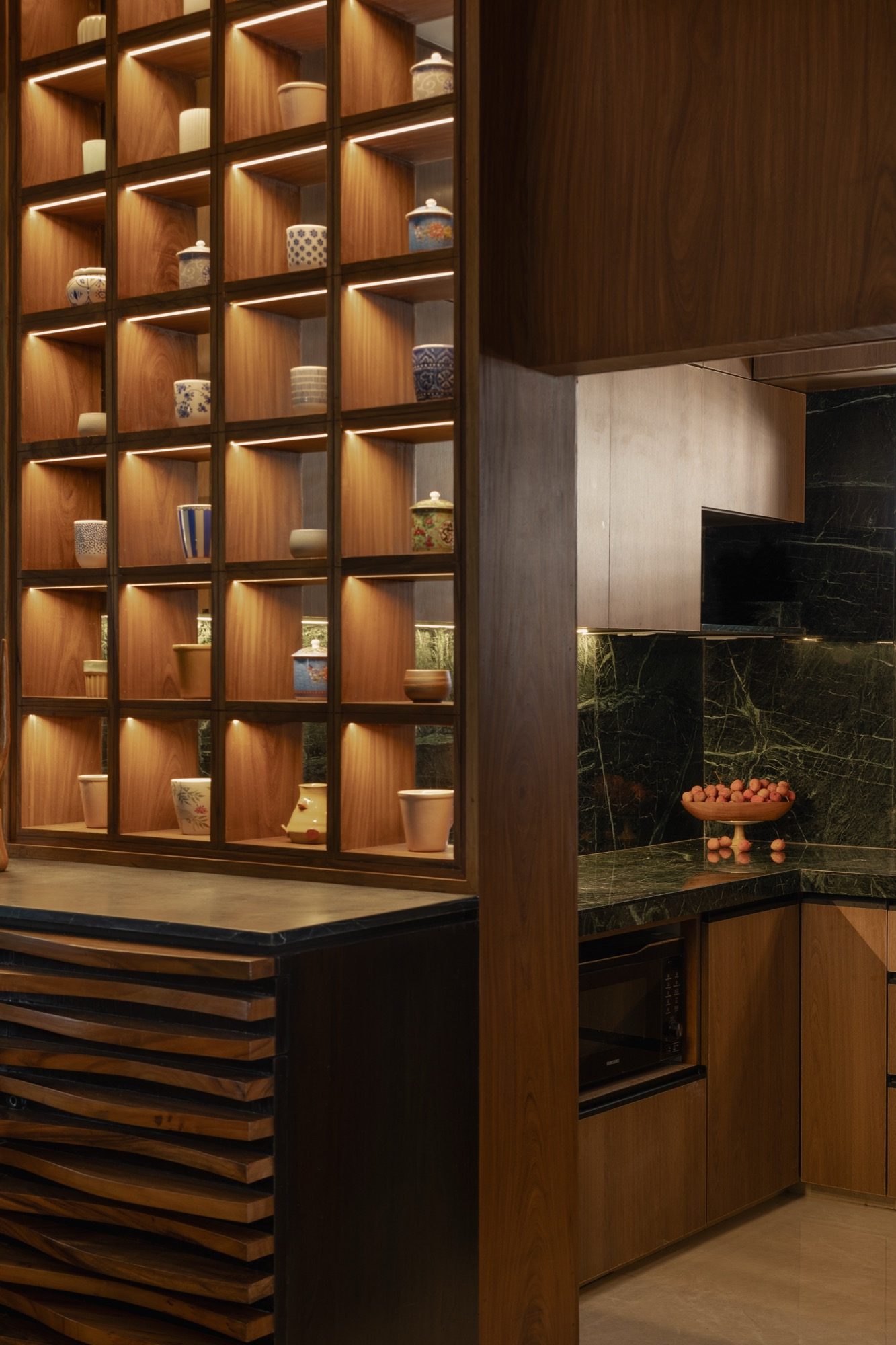Warm contemporary interior, Breach Candy