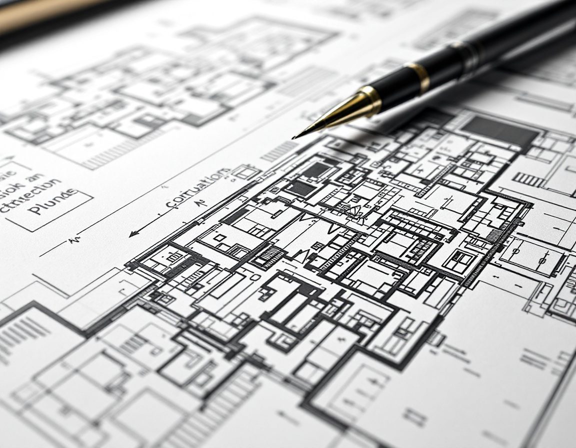 Analytic diagrams — parti, circulation, structure — over a plan.