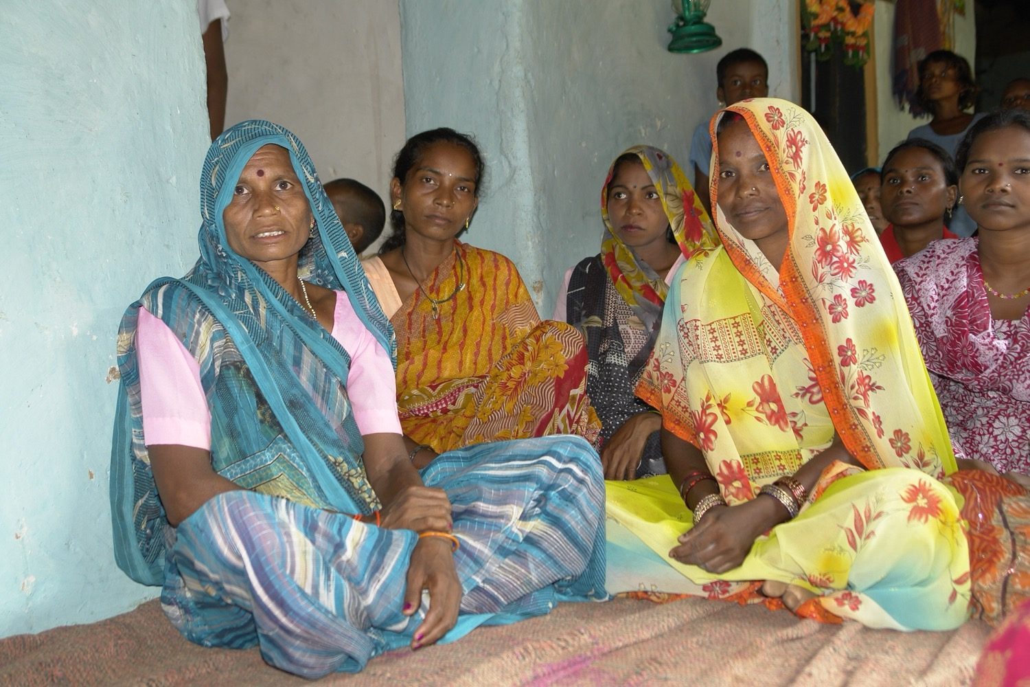 A village women's group — community voices that a participatory process must include.