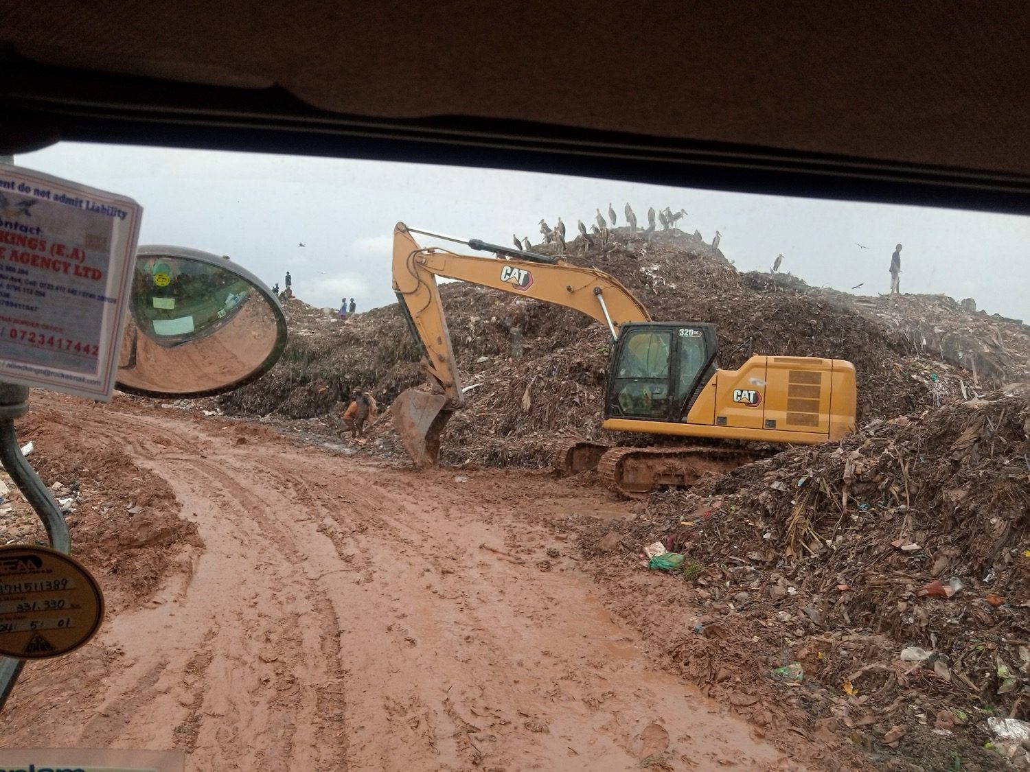An overflowing urban waste dump — the solid-waste challenge.