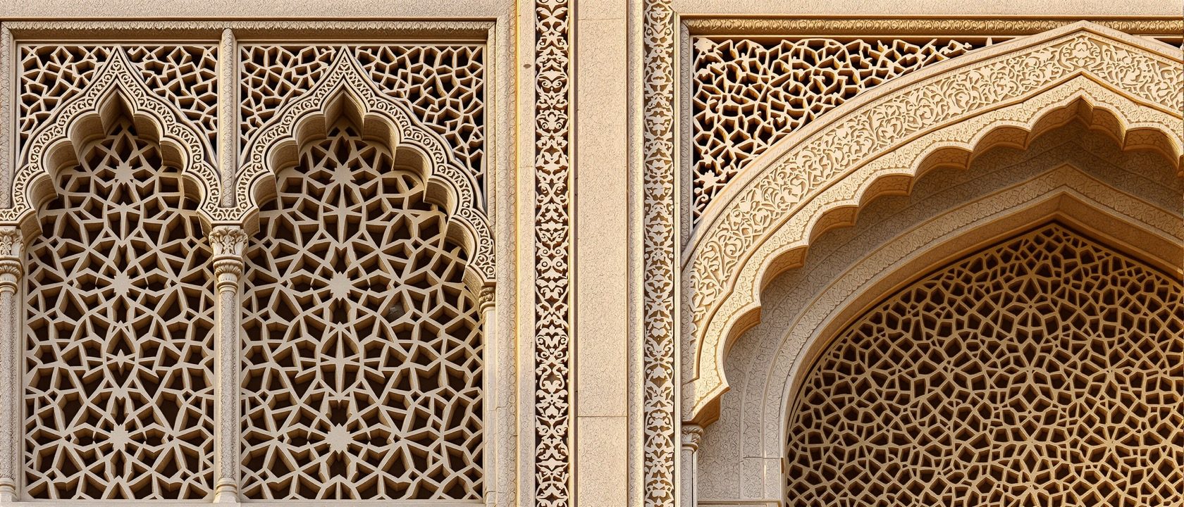 A student with a sketchbook and measuring tape studying the facade of an old Indian heritage building with carved details, warm daylight, documentary, no legible text
