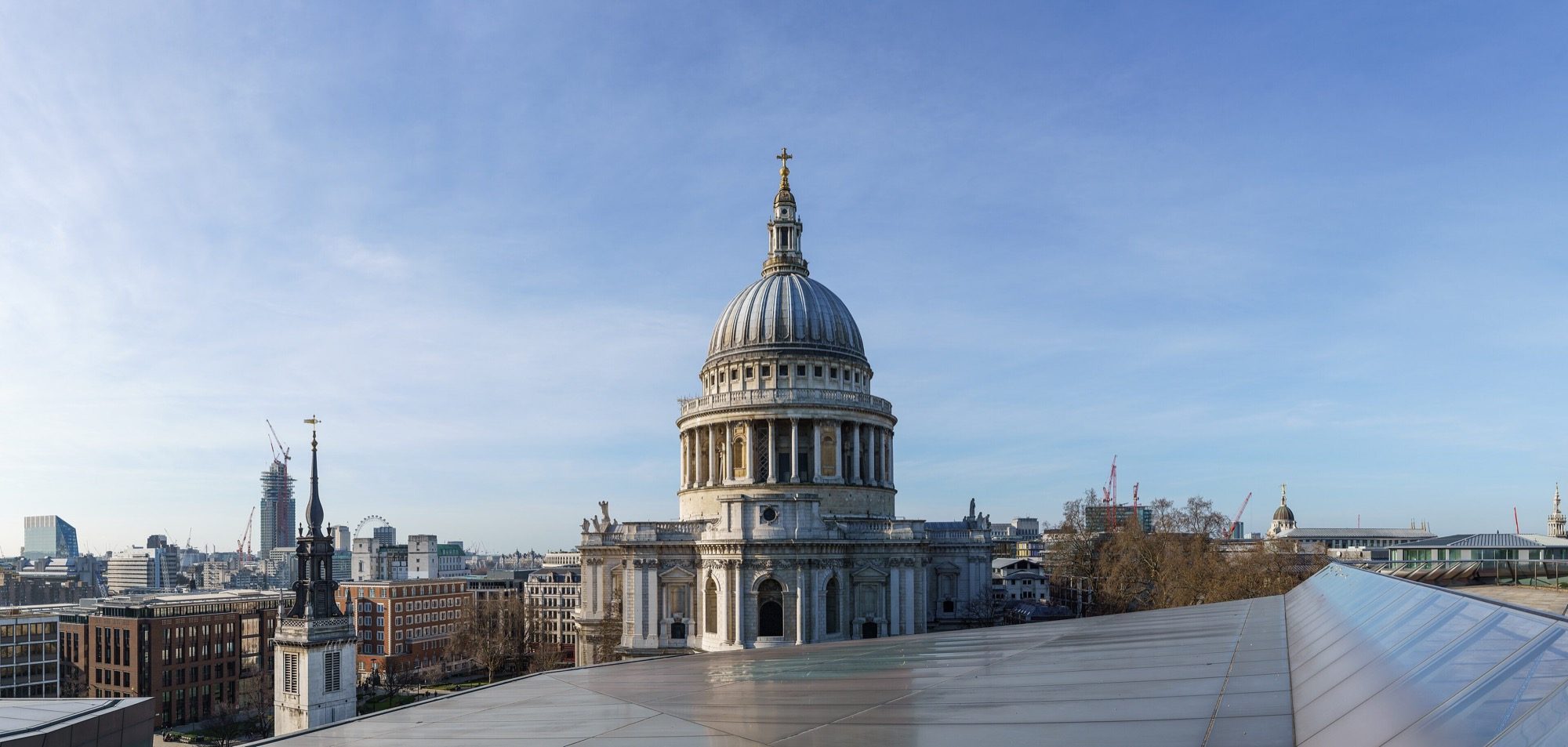 St Paul's Cathedral, London — Wren's English-Baroque dome and twin west towers, rising to 365 ft over the City (1675–1710).