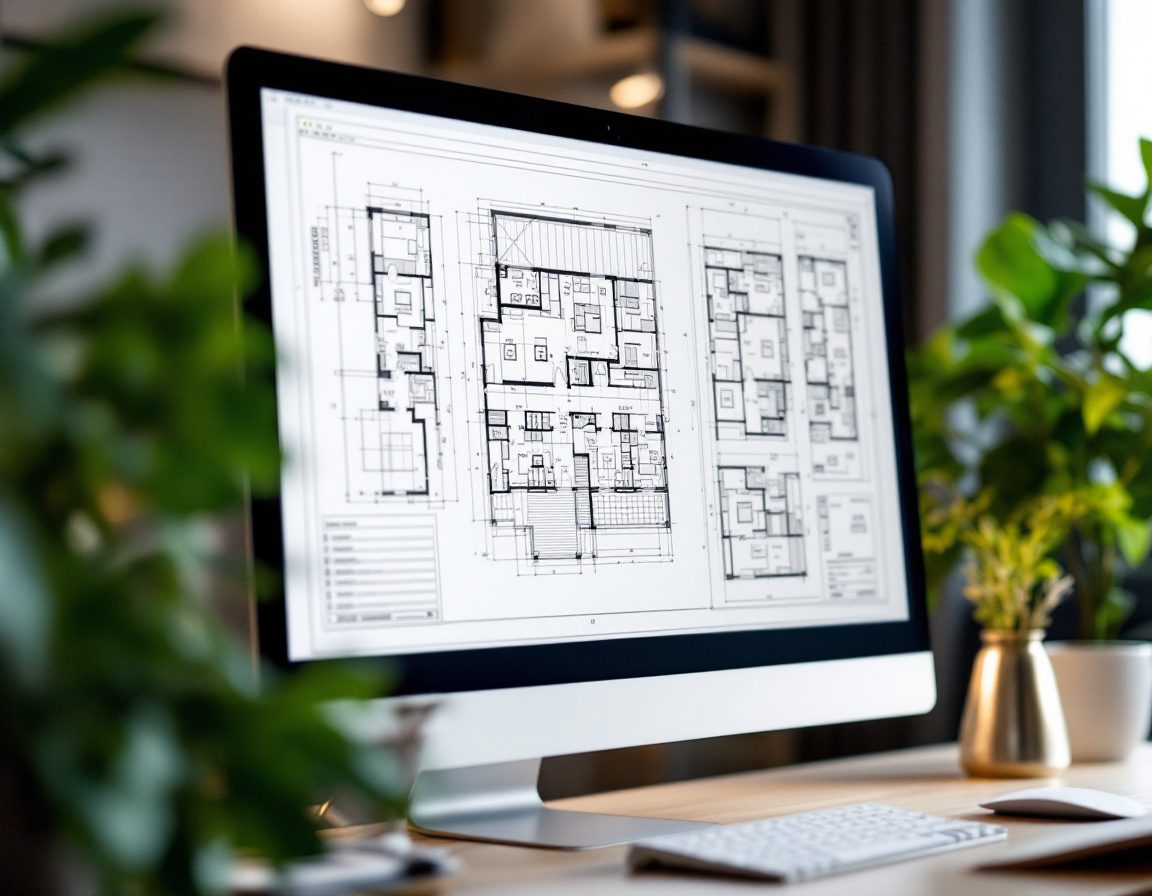 A CAD plan on screen — every line stored as coordinates.