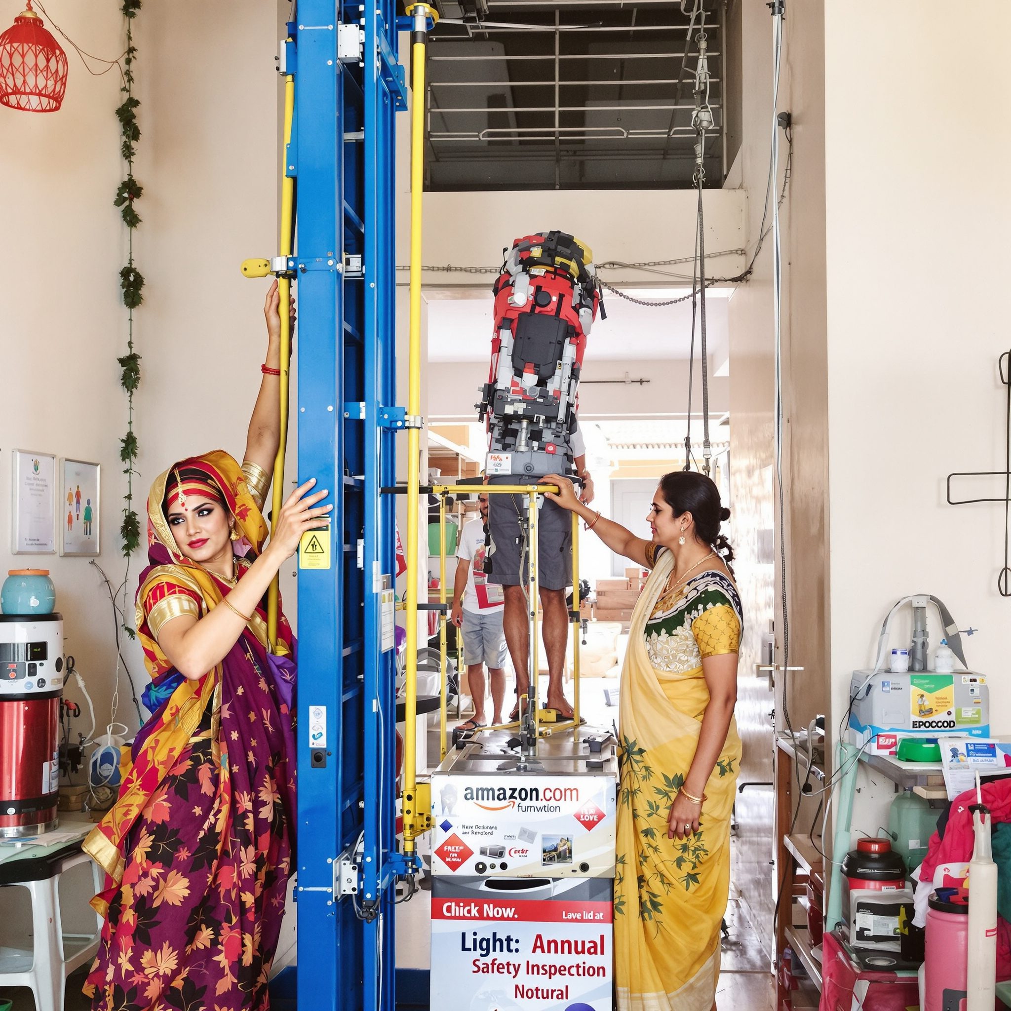 Annual lift safety inspection