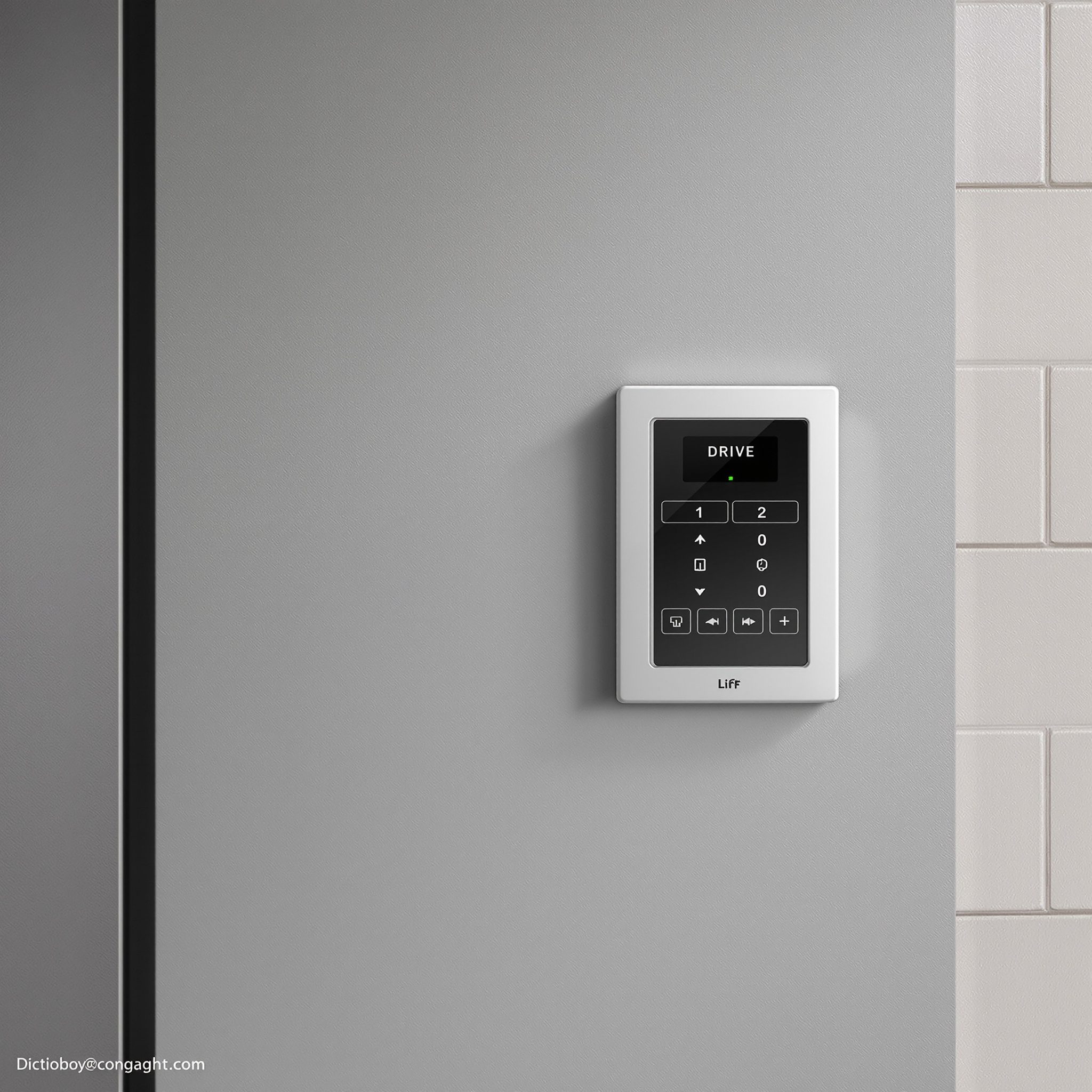 Home lift controller and drive panel