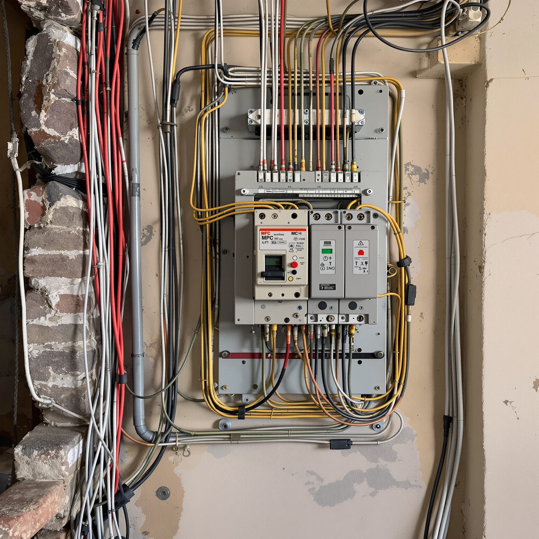 Distribution board with MCB for a home lift