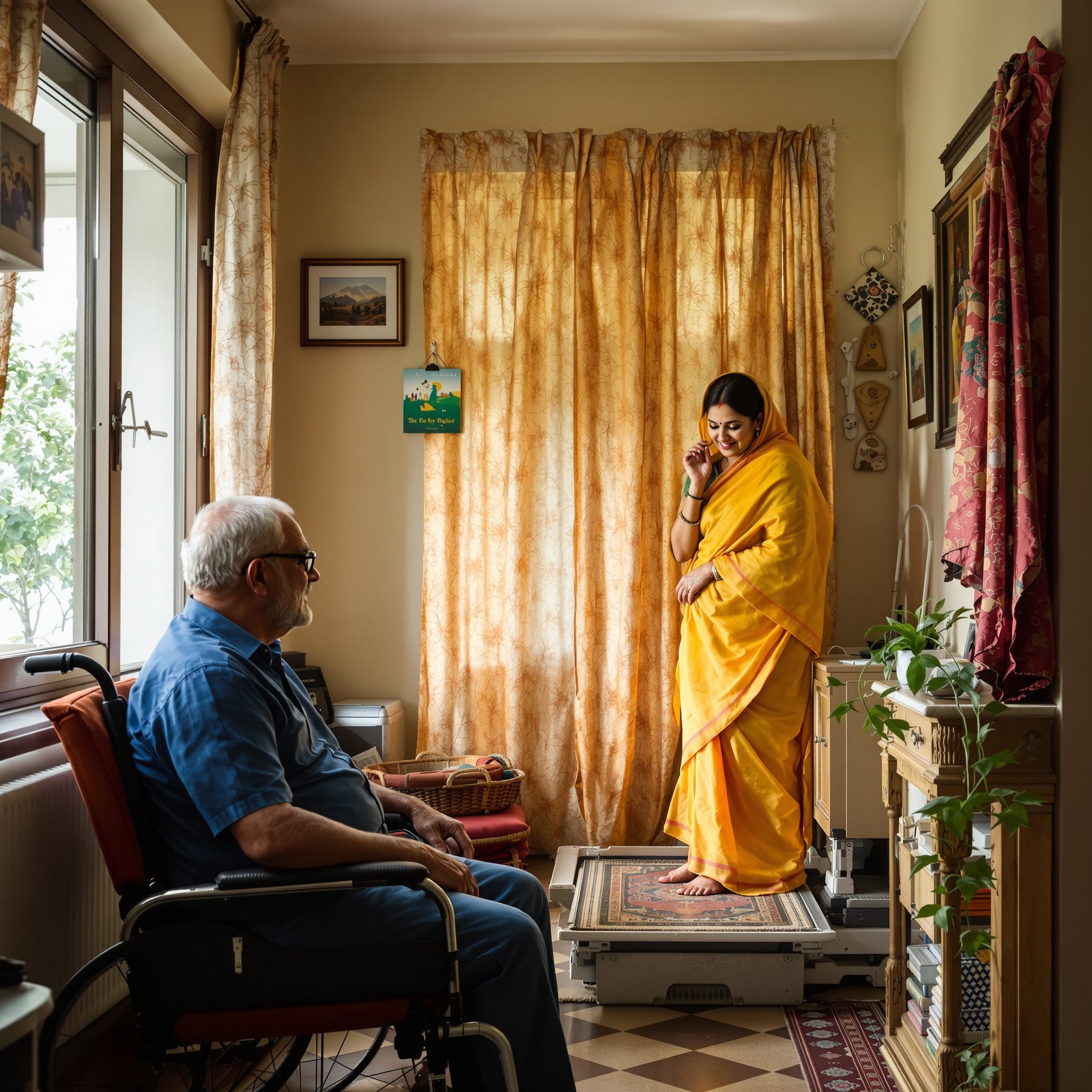 Accessible home lift for ageing in place