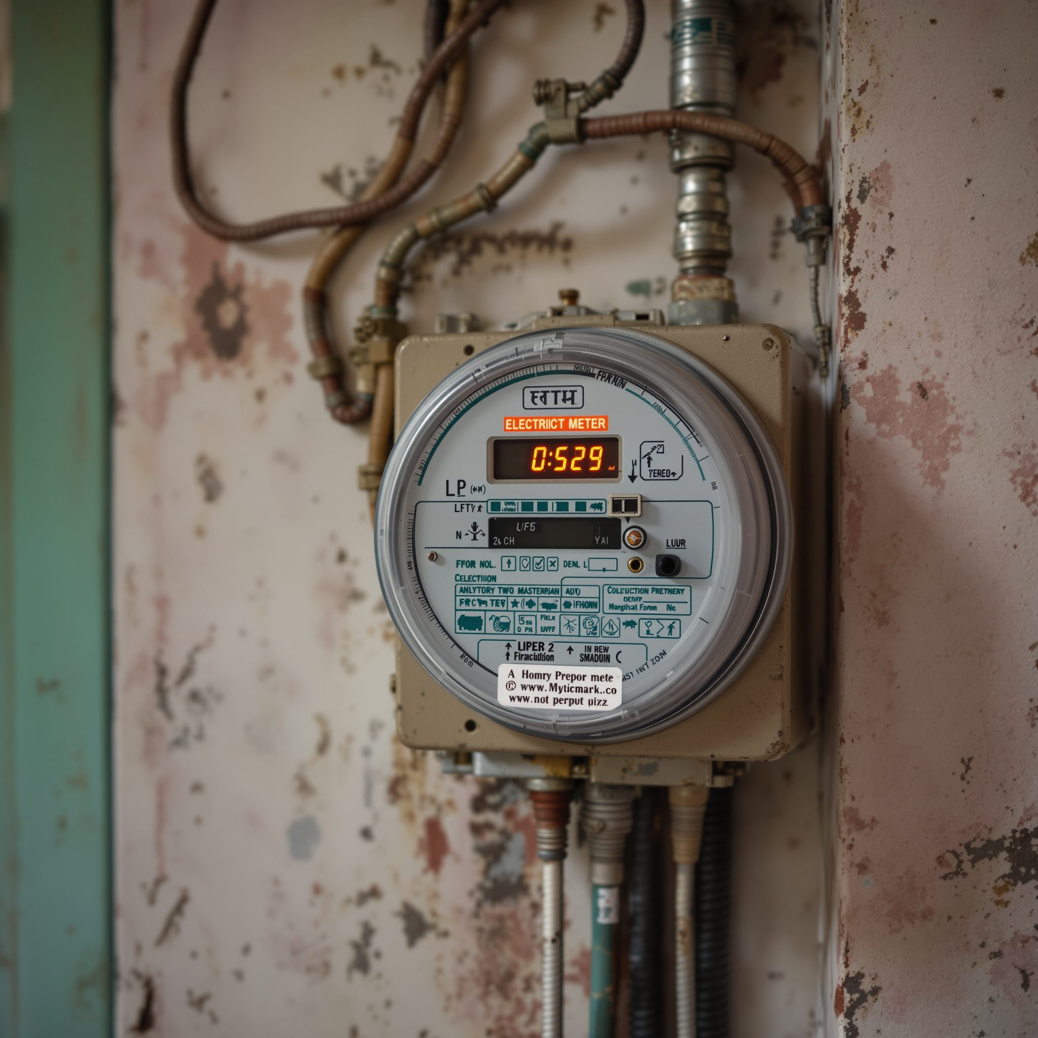 Electricity meter for a home