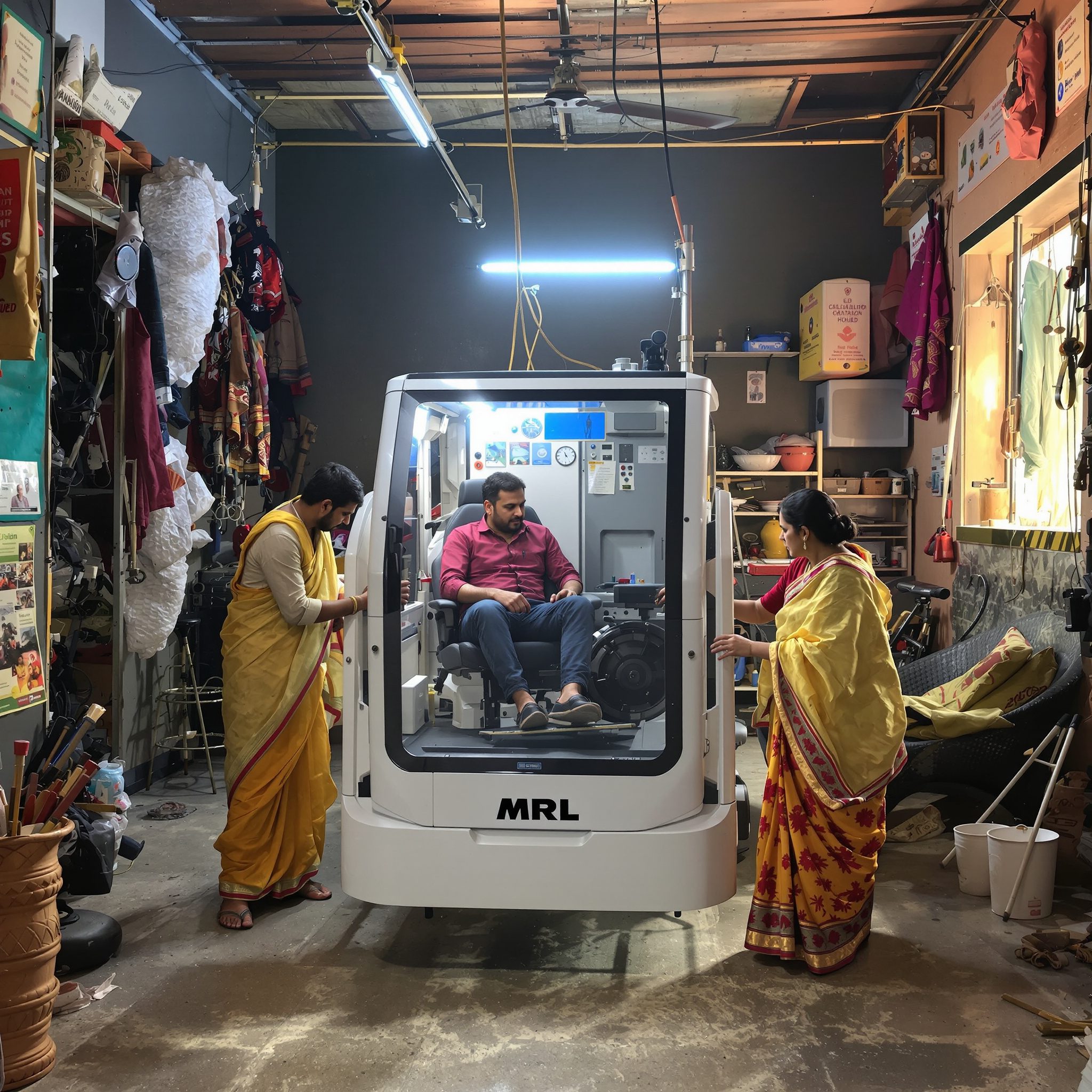 Gearless MRL traction machine