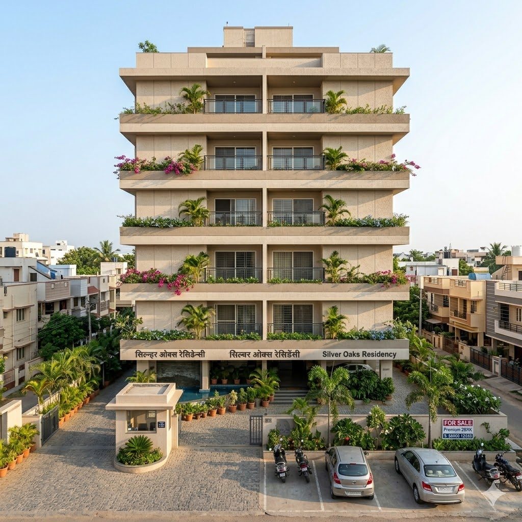 Mid-segment 2BHK apartment in an Indian metro suburb
