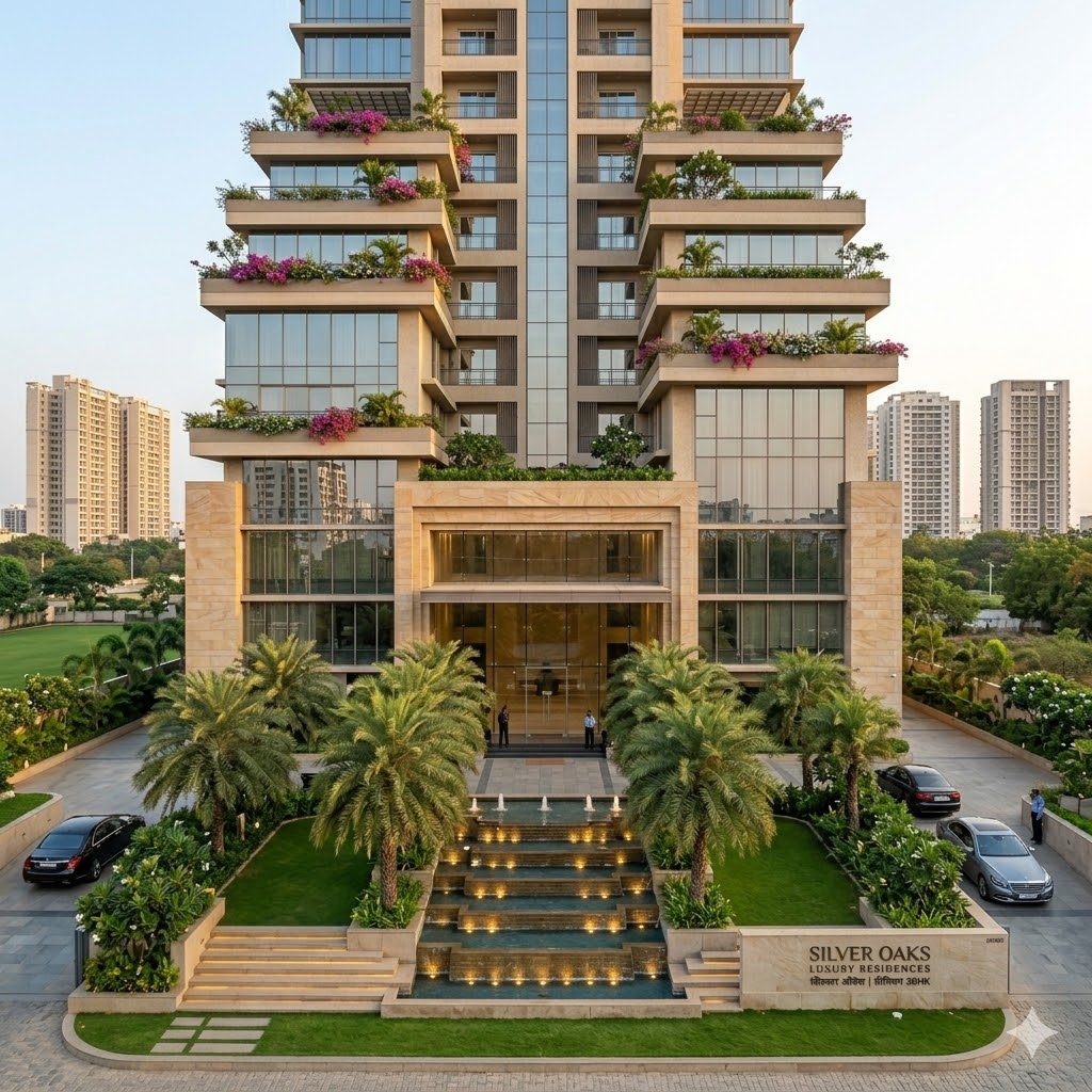 Premium 3BHK in a gated community in an Indian metro